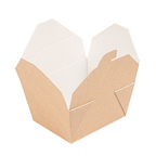 234.54-SCATOLE AMERICANE PER MICROONDE 'THEPACK' 780 ML 11,3x9x6,3 CM NATURALE CARTONE NANO-MICRO + PP (50 u.)