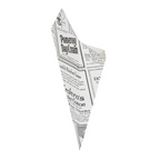 234.43-CONI PER FRITTI 'THEPACK' TIMES 100 G 12,8x21,7 CM BIANCO CARTONE NANO-MICRO (200 u.)