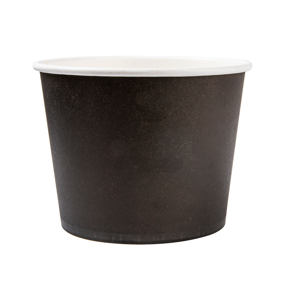 219.77-CONTENITORE 1000 ML 300 + 18 PE G/M2 Ø13,5x10,4 CM NERO CARTONE (50 u.)