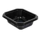 262.62-RECIPIENTI 250 ML 13,9x11,8x4 CM NERO PP (50 u.)