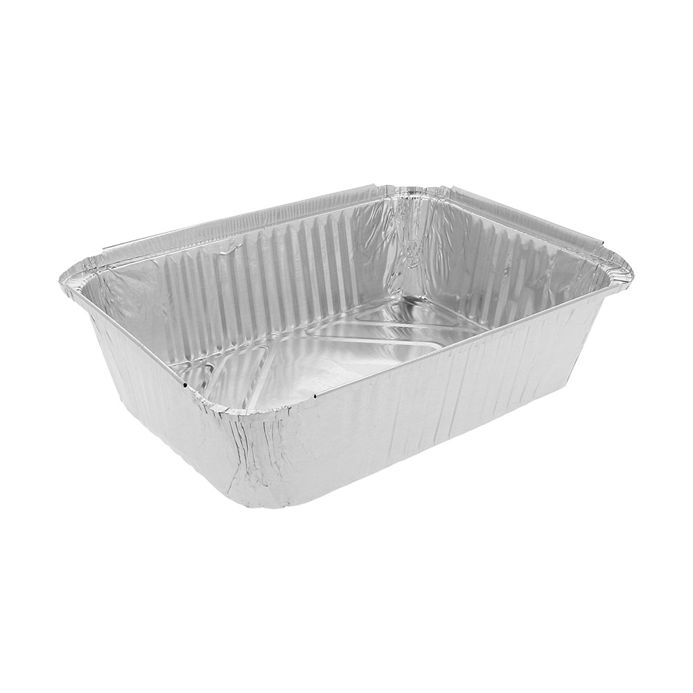 135.75-VASCHETTA RETTANGOLARE  3240 ML 31,9x26,2x5 CM ALLUMINIO (50 u.)