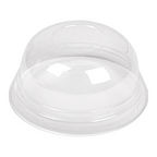 231.35-COPERCHI A CUPOLA A SENZA FORO PER 223.99   Ø 7,8x3,9 CM TRASPARENTE PLA (50 u.)