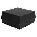 234.24-SCATOLE HAMBURGER 'THEPACK'  17,6x16,8x7,8 CM (XL WIDER) NERO CARTONE NANO-MICRO (50 u.)