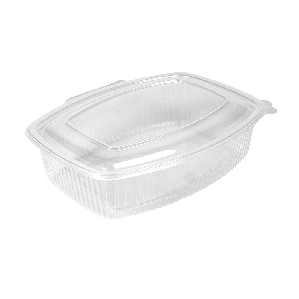 262.60-RECIPIENTI CON COPERCHIO 1500 ML 23,3x17,8x6,3 CM TRASPARENTE PP (50 u.)