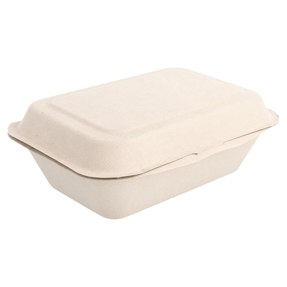 150.14-CONTENITORI 'BIONIC' 600 ML 13,6x18,2x6,4 CM NATURALE BAGASSA (50 u.)