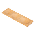 170.24-PIATTO TRIPLO 'BAMBOO'  18x5,5x1 CM NATURALE BAMBÙ (12 u.)