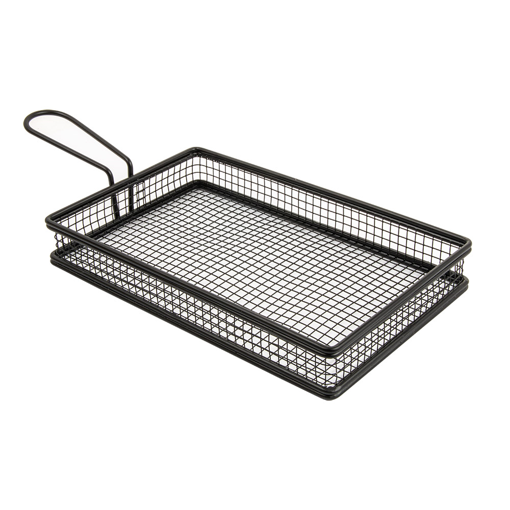 228.79-MINI FRIGGITRICI ALLUNGATE  24x15x3,5 CM NERO ACCIAIO (1 u.)