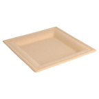 212.68-PIATTI QUADRATI 'BIONIC'  16x16x1 CM NATURALE BAGASSA (50 u.)