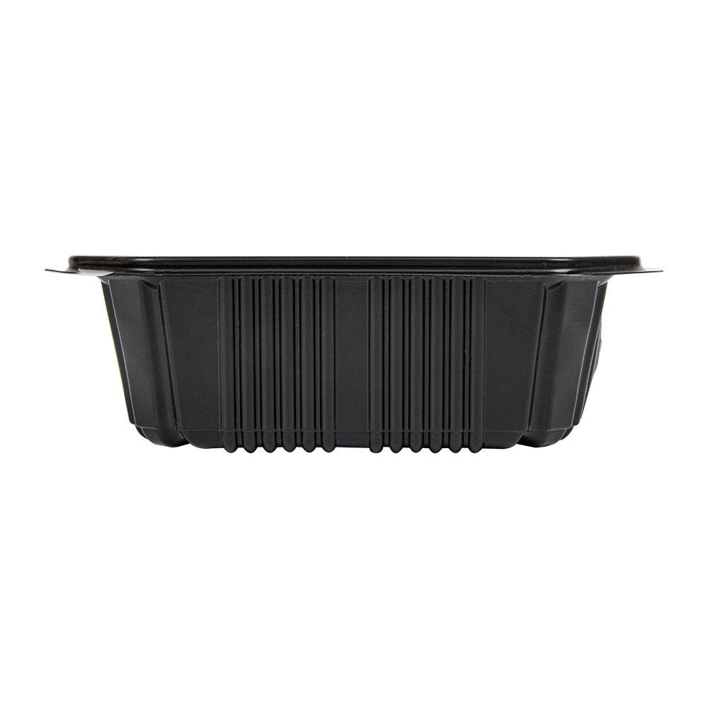 262.66-RECIPIENTI 1000 ML 19,4x16,4x6,4 CM NERO PP (50 u.)