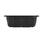 262.66-RECIPIENTI 1000 ML 19,4x16,4x6,4 CM NERO PP (50 u.)