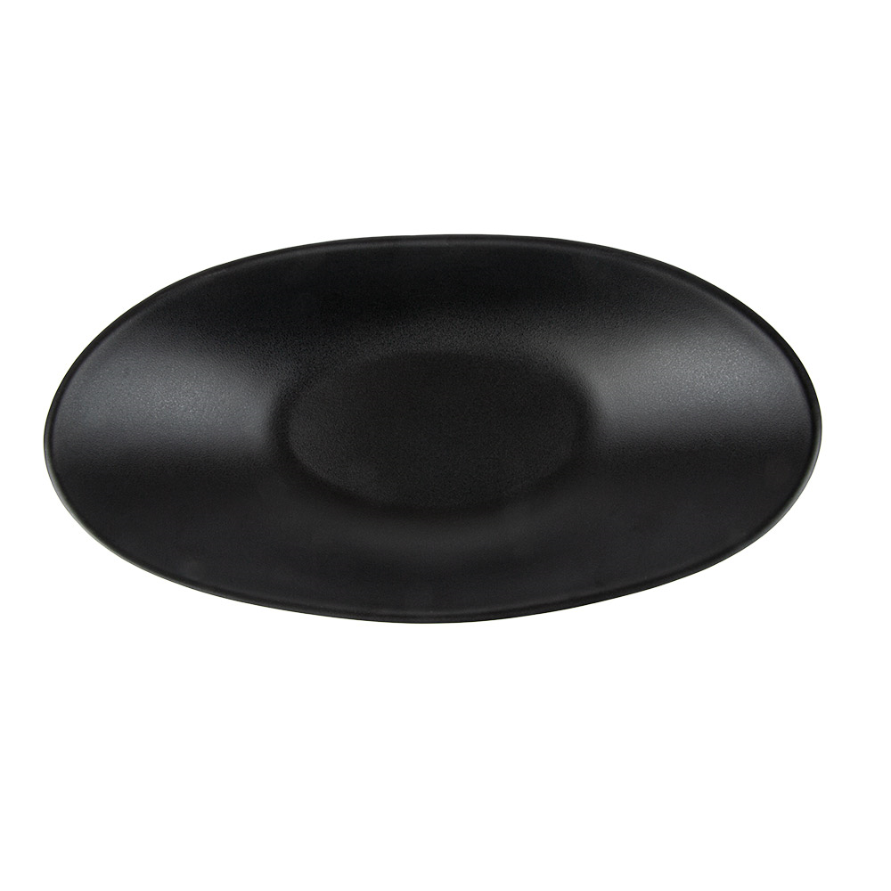 262.26-CIOTOLE OVALI ASAMI WARE  31,5x16,5x6 CM NERO MELAMINA (1 u.)