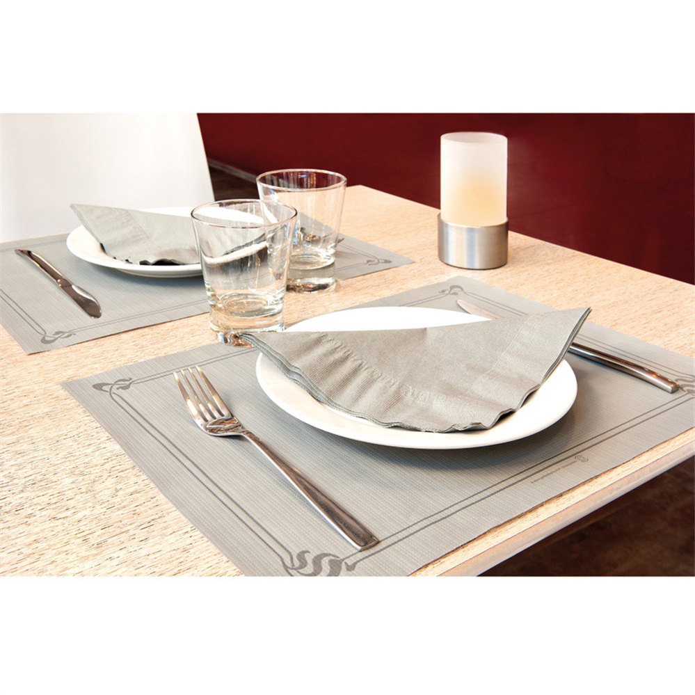 166.04-TOVAGLIETTE  48 G/M2 31x43 CM GRIGIO CELLULOSA (500 u.)