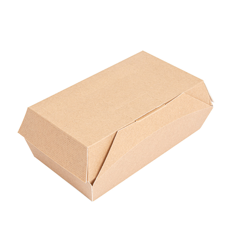 254.56-SCATOLE "LUNCH BOX" THEPACK 'PAPERLOCK'  19,5x12,5x7 CM NATURALE CARTONE NANO-MICRO (50 u.)