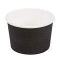 226.53-COPPETTE GELATI 120 ML 210 + 18PE G/M2 Ø 7,7x4,7 CM NERO CARTONE (50 u.)