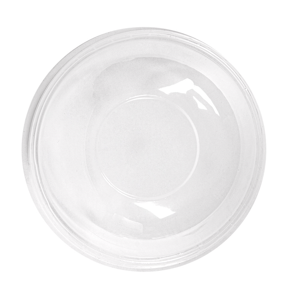 231.38-COPERCHI A CUPOLA A SENZA FORO PER 224.01   Ø 8,5x4,2 CM TRASPARENTE PLA (50 u.)