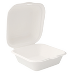 125.26-CONTENITORI HAMBURGER 'BIONIC' 450 ML 15,2x15x8,4 CM BIANCO BAGASSA (50 u.)