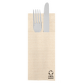 267.05-TOVAGLIOLI "CANGURITO" 'DOUBLE POINT'  19 G/M2 33x40 CM NATURALE TISSUE RICICLATO (50 u.)