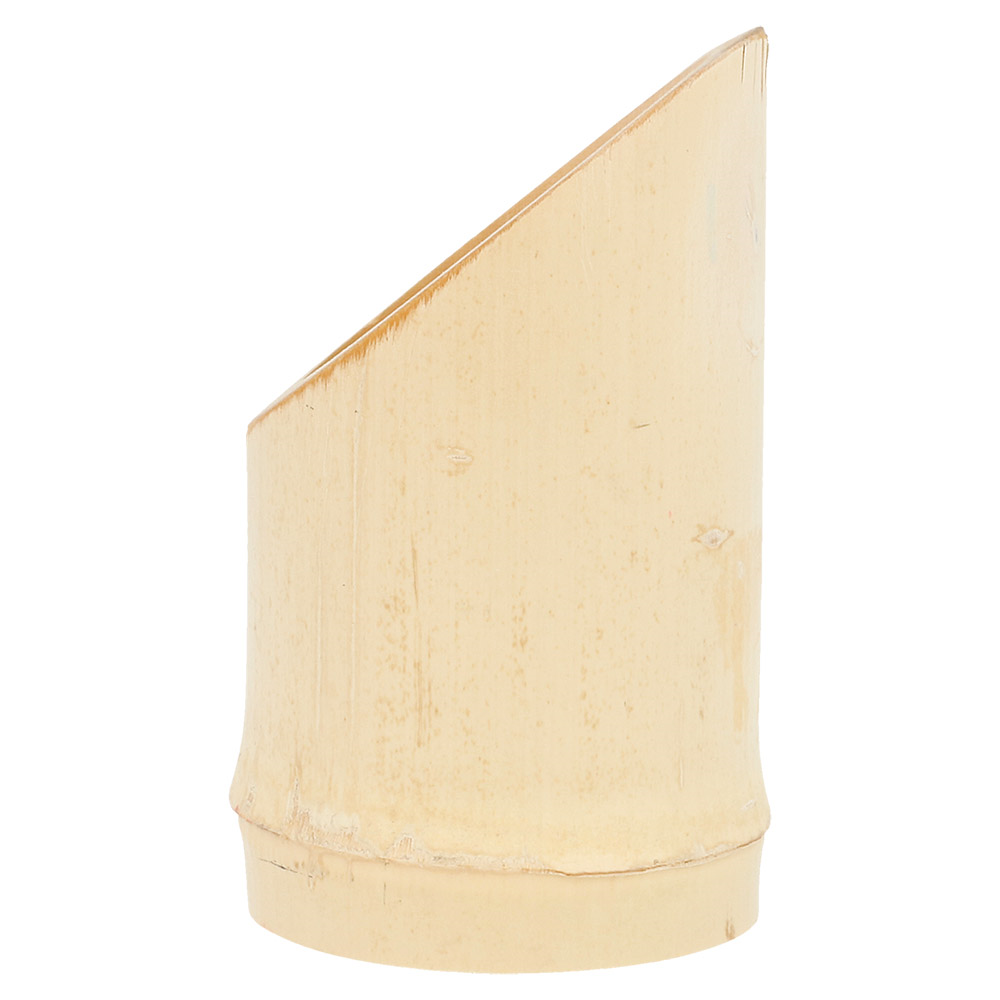 142.43-BICCHIERINO TUBO TRONCATO 'BAMBOO'  Ø 5/5,5x9 CM NATURALE BAMBÙ (10 u.)