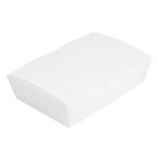 235.16-SCATOLE "LUNCH BOX" COPPERCHIO 'THEPACK' 1000 ML (32 oz) 20,5x14,6x5 CM BIANCO CARTONE NANO-MICRO (60 u.)