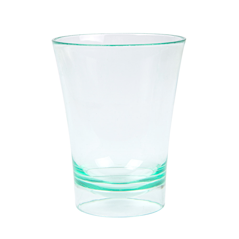 130.17-CONTENITORI APERITIVO MINI  60 ML Ø 5,1x6,5 CM VERDE ACQUA PS (12 u.)
