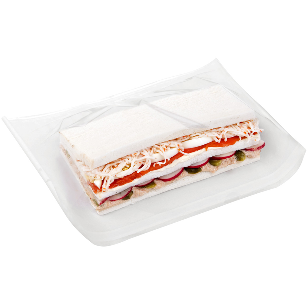173.06-BUSTE CON FINESTRA AUTOADESIVE DELI PACK 30 G/M2 + 13 PP 28x22/20 CM BIANCO KRAFT (500 u.)