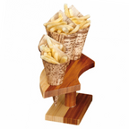 156.55-PORTACONI, 4 POSTI 'BAMBOO'  26x10,5x9 CM NATURALE BAMBÙ