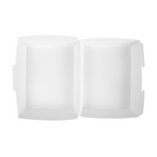 234.32-SCATOLE "LUNCH BOX B" 'THEPACK'  22,5x17x8,5 CM BIANCO CARTONE NANO-MICRO (50 u.)