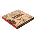 262.48-SCATOLA PIZZA 'ENJOY PIZZA'   40x40x3,8 CM NATURALE CARTONE A MICROCANALI (100 u.)