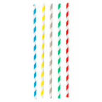 212.51-CANNUCCE PIEGHEVOLE A STRISCE 'PAPER'  Ø0,60x23 CM COLORI VARIE CARTA (250 u.)
