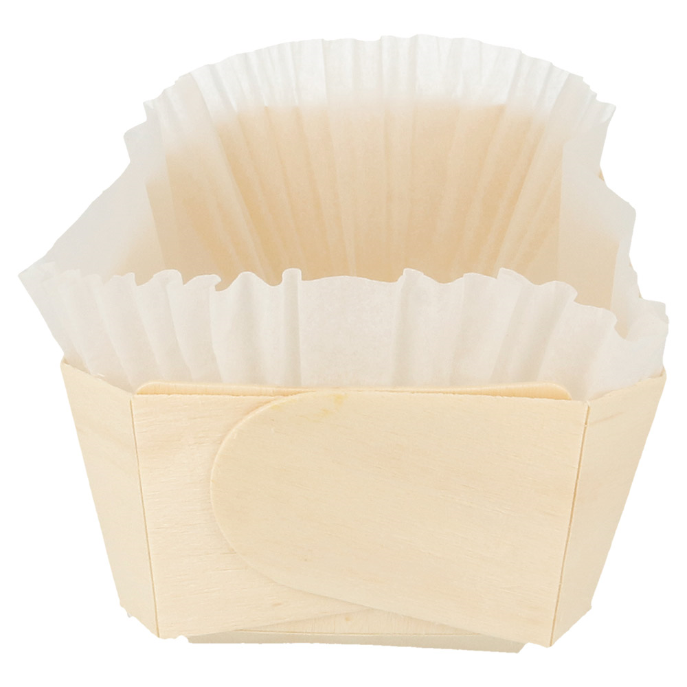 154.95-CONI + STAMPI IN SILICONE 'WOOD' 1450 ML 23x13x7 CM NATURALE LEGNO (25 u.)