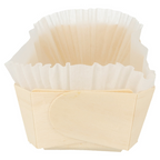 154.95-CONI + STAMPI IN SILICONE 'WOOD' 1450 ML 23x13x7 CM NATURALE LEGNO (25 u.)