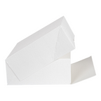 201.58-SCATOLE PER PASTICCERIA SENZA FINESTRA 'THEPACK'  18x18x7,5 CM BIANCO CARTONE NANO-MICRO (50 u.)
