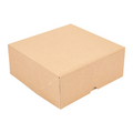 253.49-SCATOLE PER PASTICCERIA SENZA FINESTRA 'THEPACK'  18x18x7,5 CM NATURALE CARTONE NANO-MICRO (50 u.)