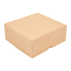 253.49-SCATOLE PER PASTICCERIA SENZA FINESTRA 'THEPACK'  18x18x7,5 CM NATURALE CARTONE NANO-MICRO (50 u.)