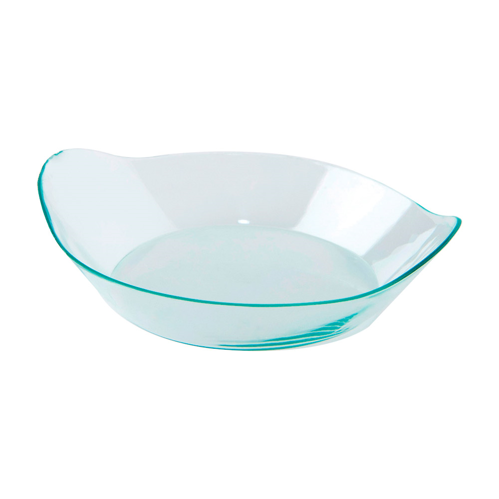 129.95-CONTENITORI APERITIVO ELLITTICO   8x2 CM VERDE ACQUA PS (50 u.)
