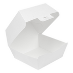 234.18-SCATOLE HAMBURGER 'THEPACK'  230 G/M2 14,4x13,6x9,2 CM (L+) BIANCO CARTONE NANO-MICRO (50 u.)
