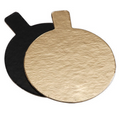 147.20-CARTONE PASTICCERIA DOPPIA FACCIA  950 G/M2 Ø 8 CM ORO NERO CARTONE (250 u.)