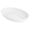 215.99-PIATTI OVALI 'BIONIC'  23,6x16,9x4 CM BIANCO BAGASSA (50 u.)