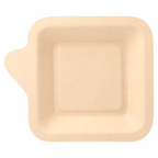212.70-PIATTO QUADRATI 'BIONIC'  11x11x1,7 CM NATURALE BAGASSA (50 u.)
