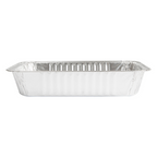 135.43-VASCHETTA RETTANGOLARE  800 ML 21x14x3,8 CM ALLUMINIO (100 u.)