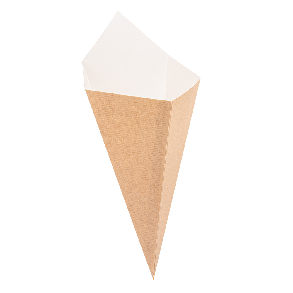 234.46-CONI PER FRITTI 'THEPACK' 250 G 15,7x26,8 CM NATURALE CARTONE NANO-MICRO (200 u.)