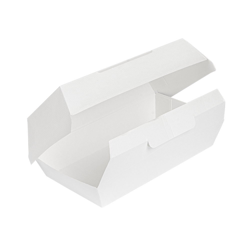 235.04-SCATOLE "LUNCH BOX" THEPACK  19,5x11,5x6,5 CM BIANCO CARTONE NANO-MICRO (50 u.)