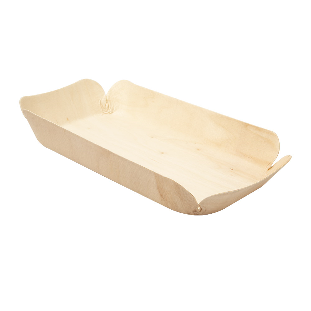 228.46-BARCHETTE RETTANGOLARI WOOD  22,5x11,5x3 CM NATURALE LEGNO (50 u.)