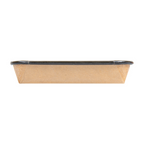 268.81-RECIPIENTI PER "SUSHI"  20PE + 280 +16PE G/M2 14x8x2,4 CM NERO KRAFT (50 u.)