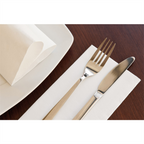 101.32-TOVAGLIOLI ECOLABEL 'DOUBLE POINT' 18 G/M2 39x39 CM BIANCO TISSUE (50 u.)