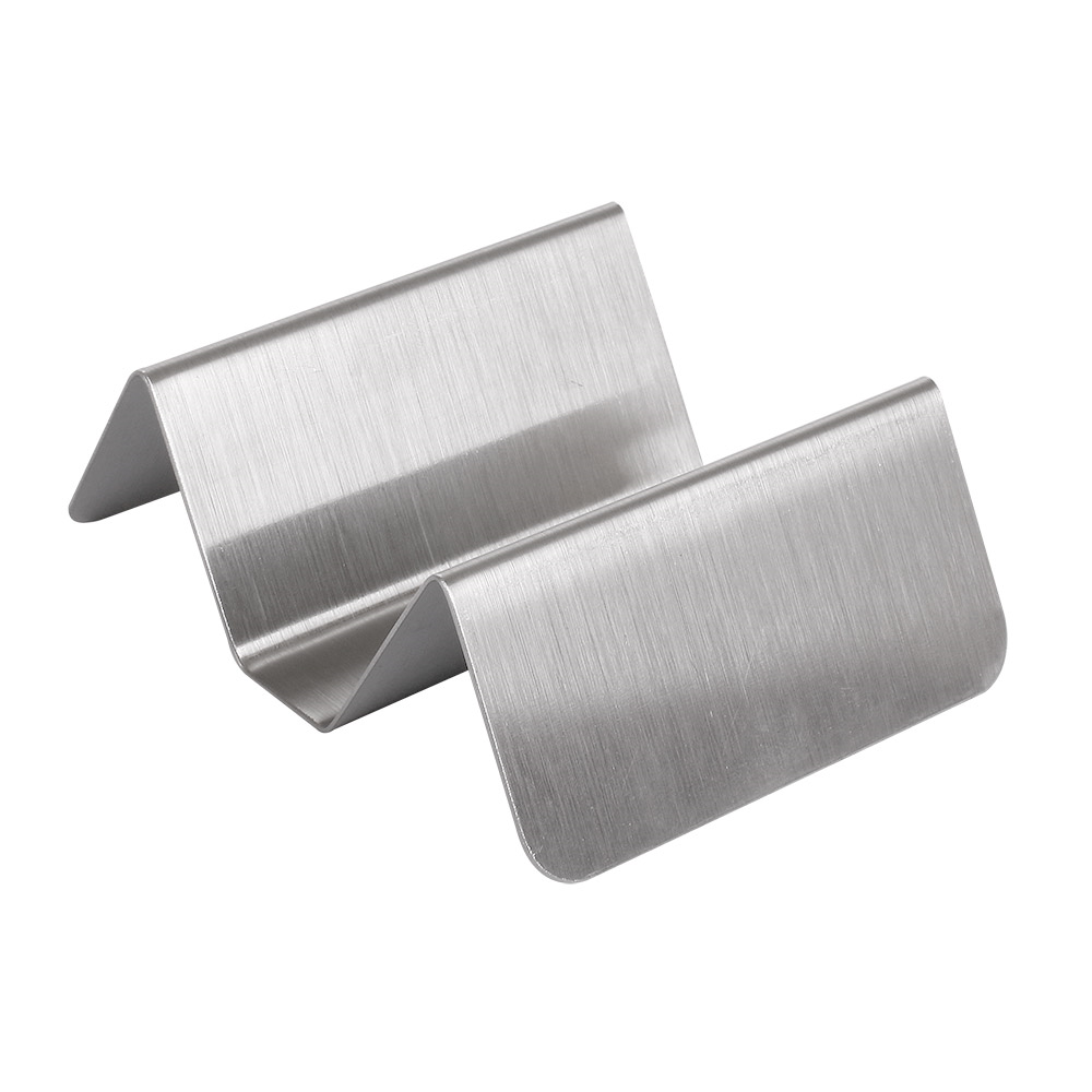 258.12-SPAZIATORE PER 1/2 TACOS 'ARTINOX'  10x8x3,5 CM ARGENTO ACCIAIO INOX (12 u.)