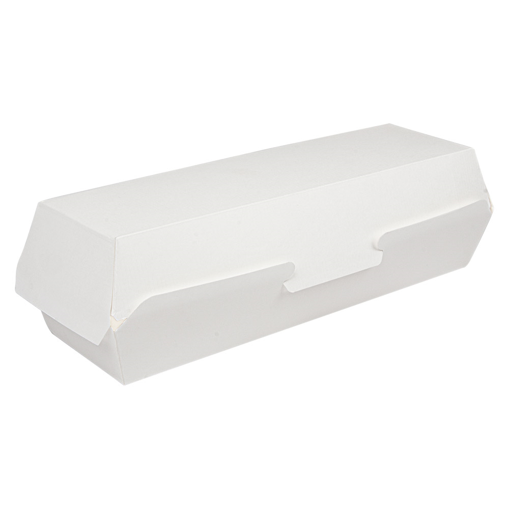 234.26-VASCHETTE "HOT DOG" 'THEPACK'  23,2x9x6,3 CM BIANCO CARTONE NANO-MICRO (50 u.)