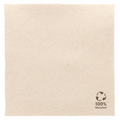 214.06-TOVAGLIOLI RICICLATI ECOLABEL 'DOUBLE POINT'  19 G/M2 25x25 CM NATURALE TISSUE RICICLATO (50 u.)