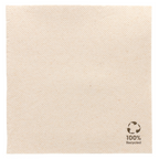 214.06-TOVAGLIOLI RICICLATI ECOLABEL 'DOUBLE POINT'  19 G/M2 25x25 CM NATURALE TISSUE RICICLATO (50 u.)