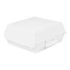234.22-SCATOLE HAMBURGER 'THEPACK'  17,6x16,8x7,8 CM (XL WIDER) BIANCO CARTONE NANO-MICRO (50 u.)